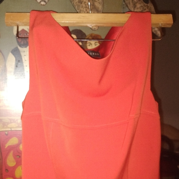 Vintage Ralph Lauren Black Label Vibrant Red Midi Dress - Picture 3 of 7